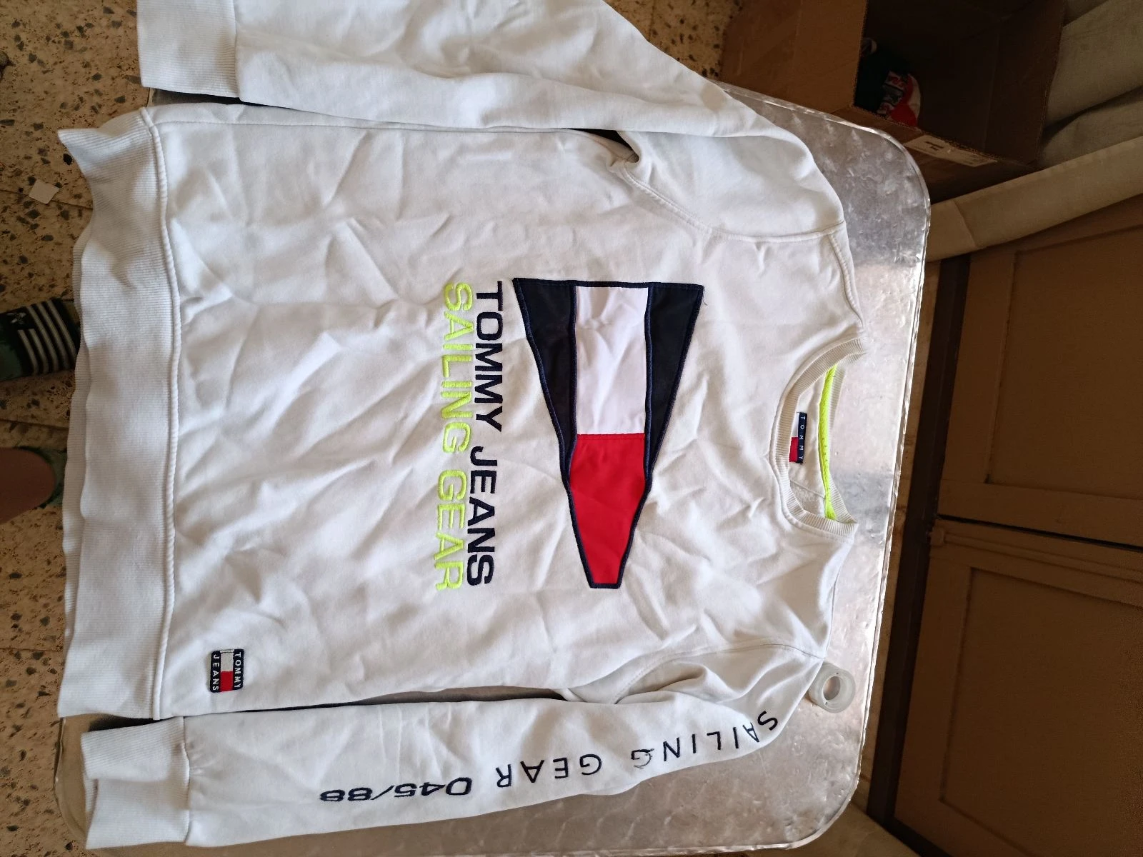 Sudadera Tommy Jeans original blanca – Talla M